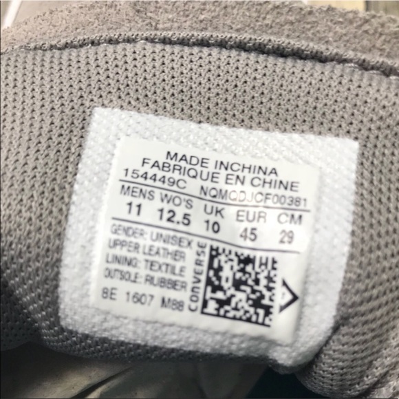 NWT Converse Cons Break Point OX Cadet Grey M AUTE - Picture 7 of 7